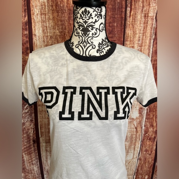PINK Victoria’s Secret | Women’s Short Sleeve Crew Neck Top - Picture 2 of 6